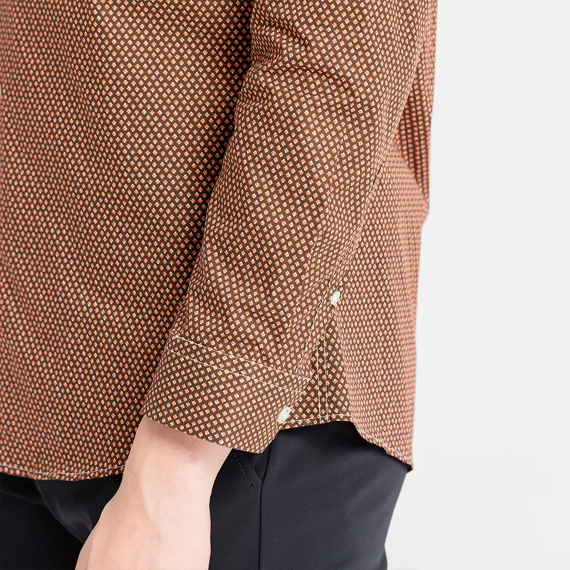 BRAUN BUFFEL Shirt Men's Yellow Brown-5