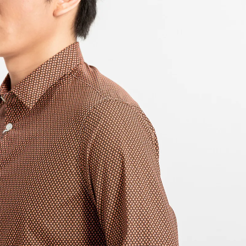 BRAUN BUFFEL Shirt Men's Yellow Brown-4