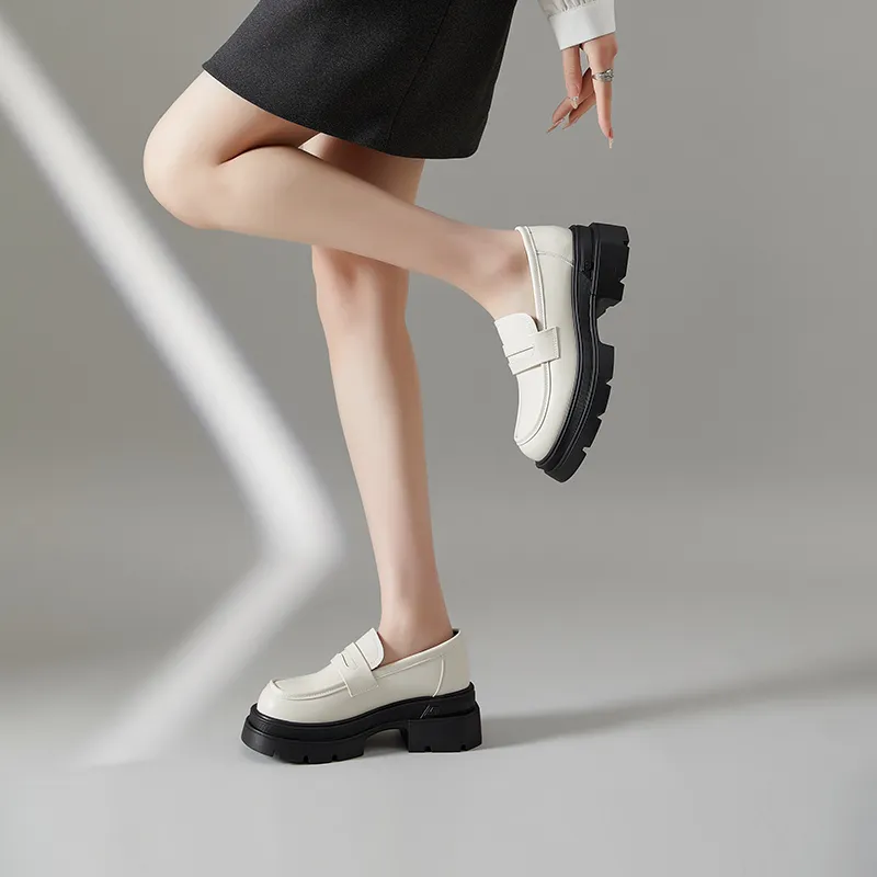 Suan Ba Hui Loafers 5cm Women's-12