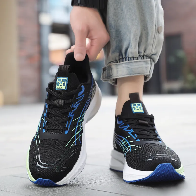 COMVIEW Breathable And Lightweight Low Top Casual Running Shoes Men's-21