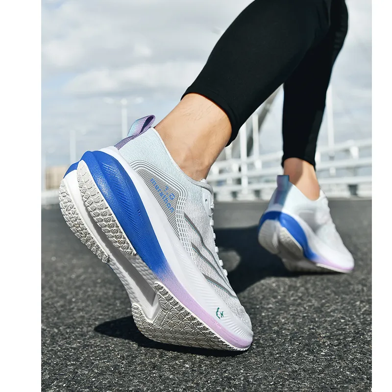 COMVIEW Cushioning Support Lightweight Breathable Low Top Physical Fitness Test Physical Exam Running Shoes Unisex-7