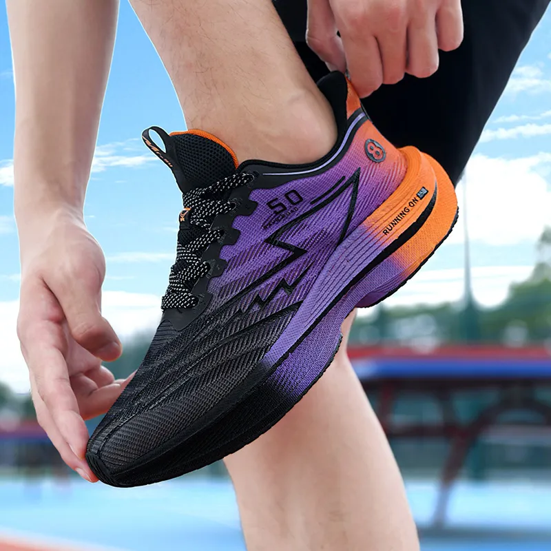 COMVIEW Cushioned Anti-Slip Wear-Resistant Breathable Lightweight Low-Top Casual Running Shoes Unisex-6
