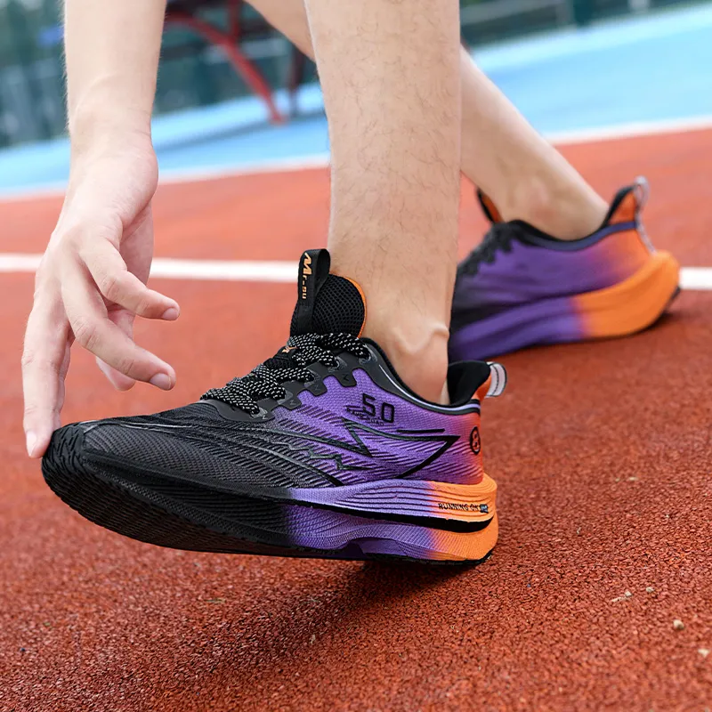 COMVIEW Cushioned Anti-Slip Wear-Resistant Breathable Lightweight Low-Top Casual Running Shoes Unisex-5