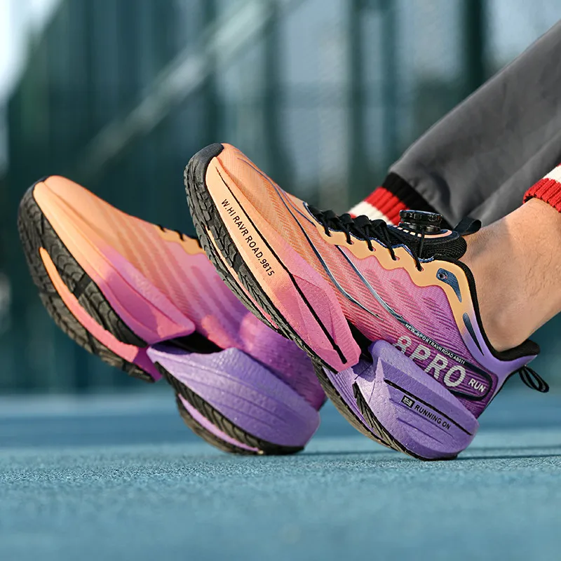 COMVIEW Running Shoes Unisex Low Top Obsidian Black/Radiant Blue Star/Dreamy World-77