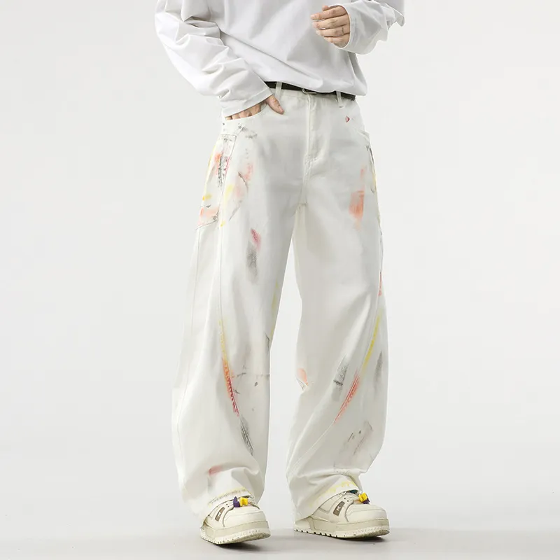 MindBridge Jeans Unisex White Denim-2