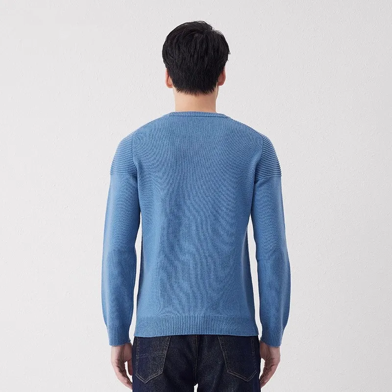 MindBridge Sweaters Men Lake Blue-2