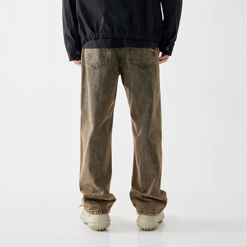 MindBridge Jeans Unisex Yellow Sand Black-8