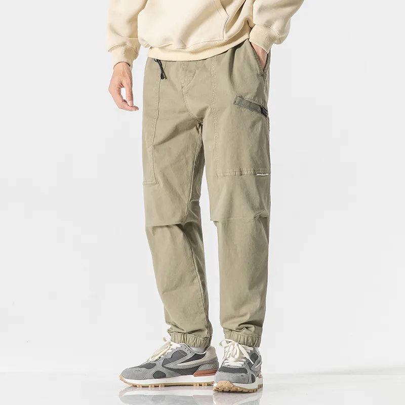 MindBridge Casual Pants Unisex Khaki-8