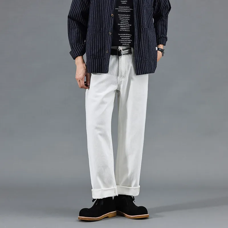 MindBridge Jeans Unisex White-5