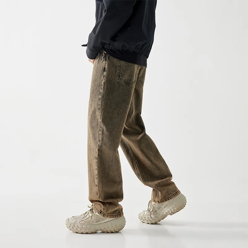 MindBridge Jeans Unisex Yellow Sand Black-9