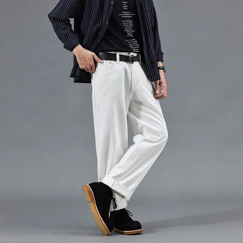 MindBridge Jeans Unisex White-6