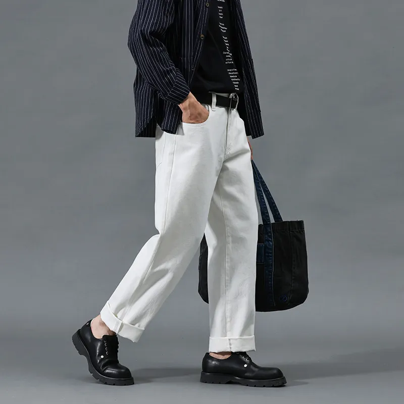 MindBridge Jeans Unisex White-8