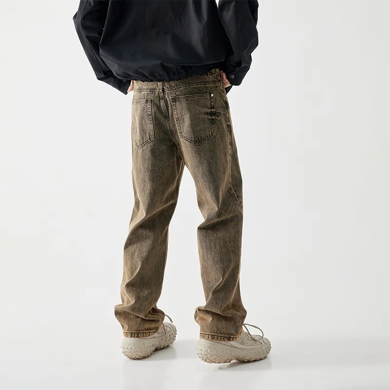 MindBridge Jeans Unisex Yellow Sand Black-7