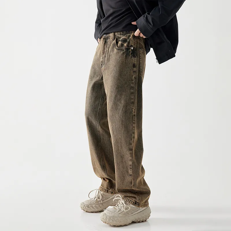 MindBridge Jeans Unisex Yellow Sand Black-4