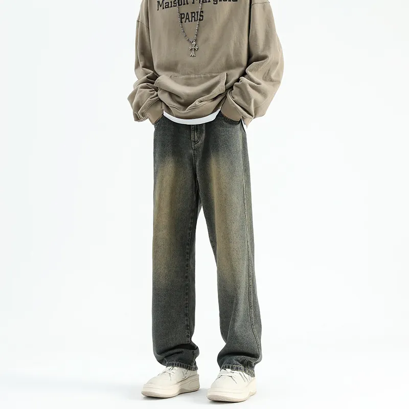 MindBridge Jeans Unisex Yellow Mud-5