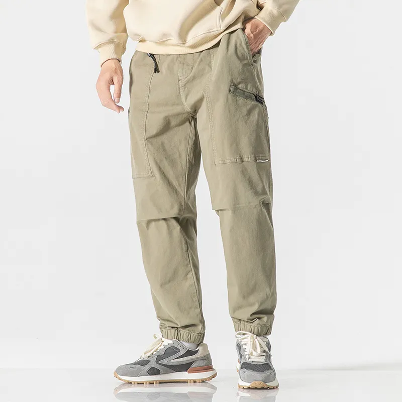 MindBridge Casual Pants Unisex Khaki-5