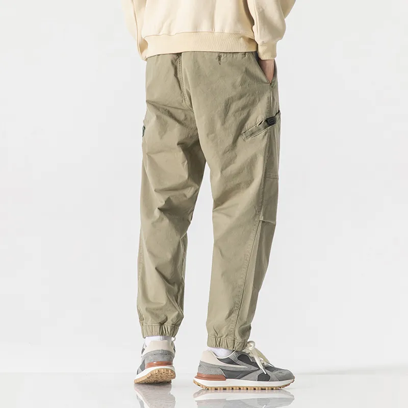 MindBridge Casual Pants Unisex Khaki-4