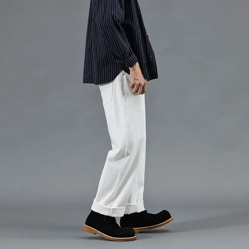 MindBridge Jeans Unisex White-9