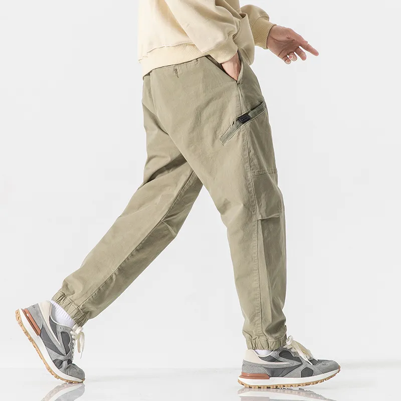MindBridge Casual Pants Unisex Khaki-3