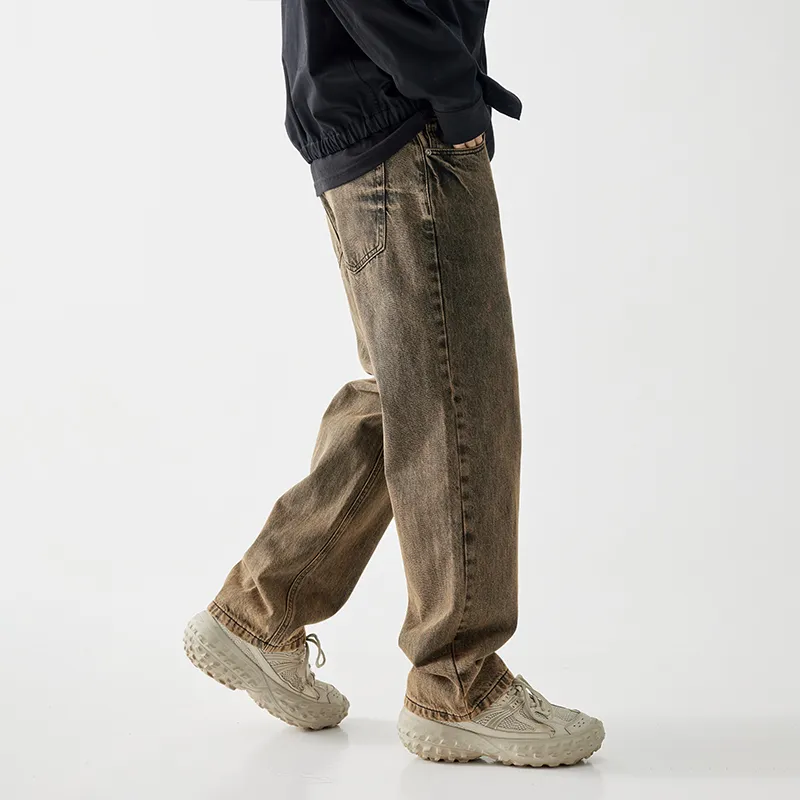 MindBridge Jeans Unisex Yellow Sand Black-10