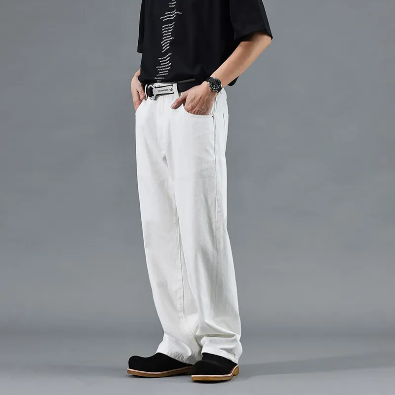 MindBridge Jeans Unisex White-10