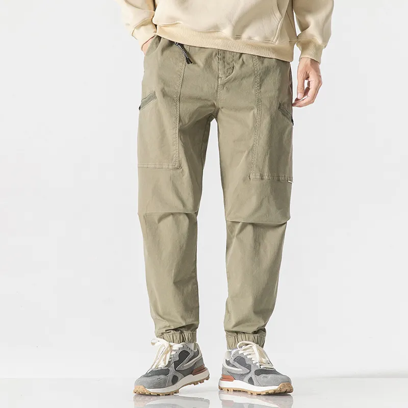MindBridge Casual Pants Unisex Khaki-2