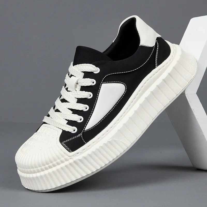 LINSEN Lightweight And Breathable Low Top Skateboard Shoes Men's-9