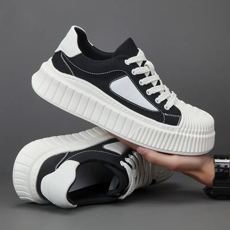 LINSEN Lightweight And Breathable Low Top Skateboard Shoes Men's-14
