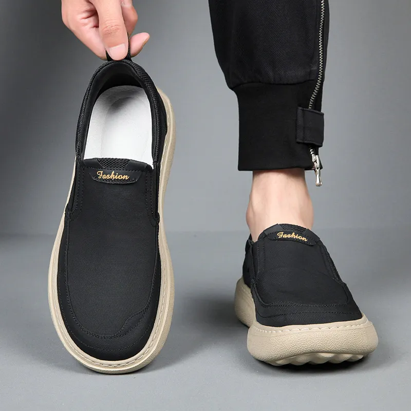 LINSEN Breathable And Lightweight Low Top Casual Shoes Men's-6