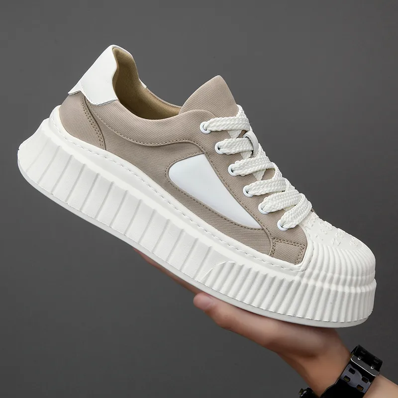 LINSEN Lightweight And Breathable Low Top Skateboard Shoes Men's-2