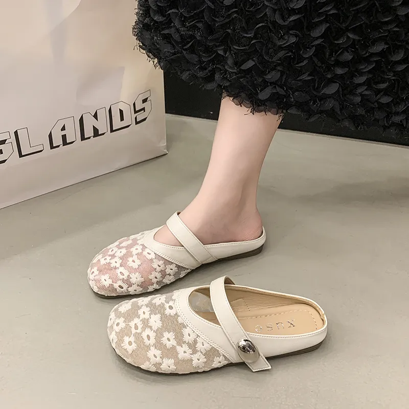 WUJI Slip Resistant Odor Resistant Closed Toe Slippers Women's-6