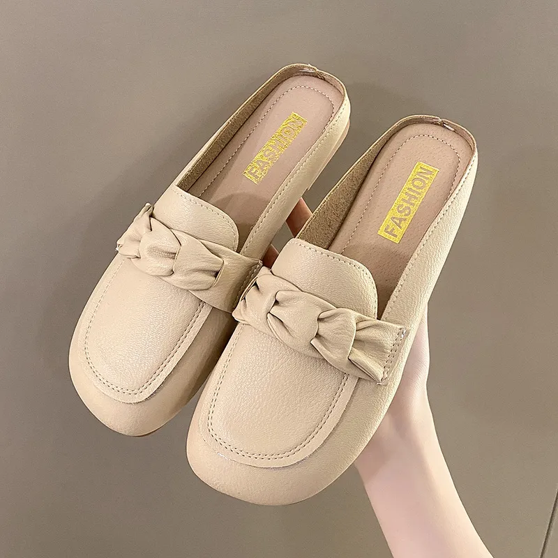 WUJI Rubber Sole Slip Resistant Abrasion Resistant Closed Toe Slippers Women's-7