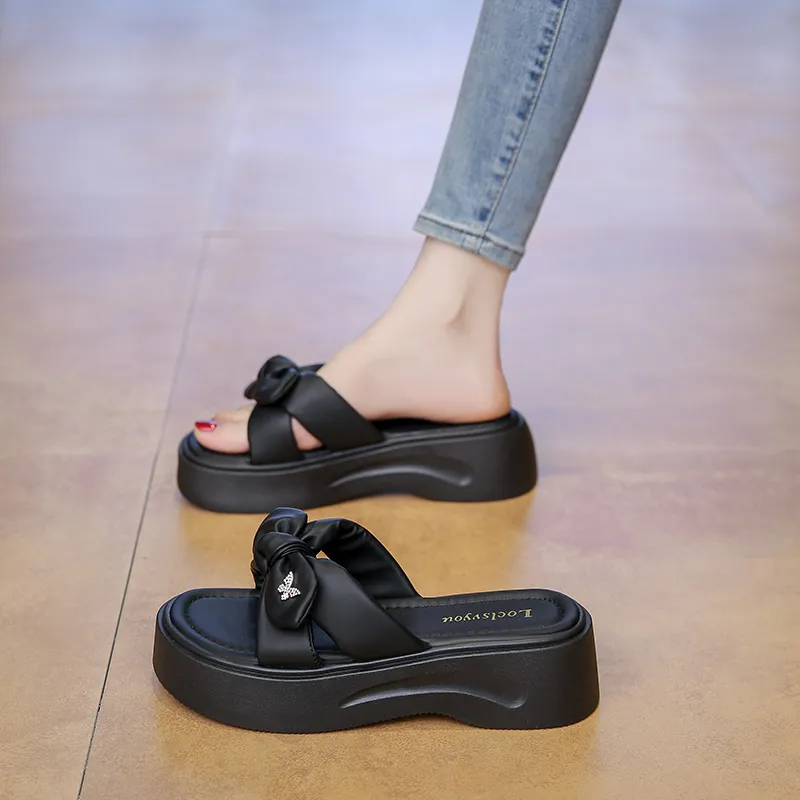 WUJI Rubber Sole Metal Slip Resistant Abrasion Resistant Slide Slippers Women's-1