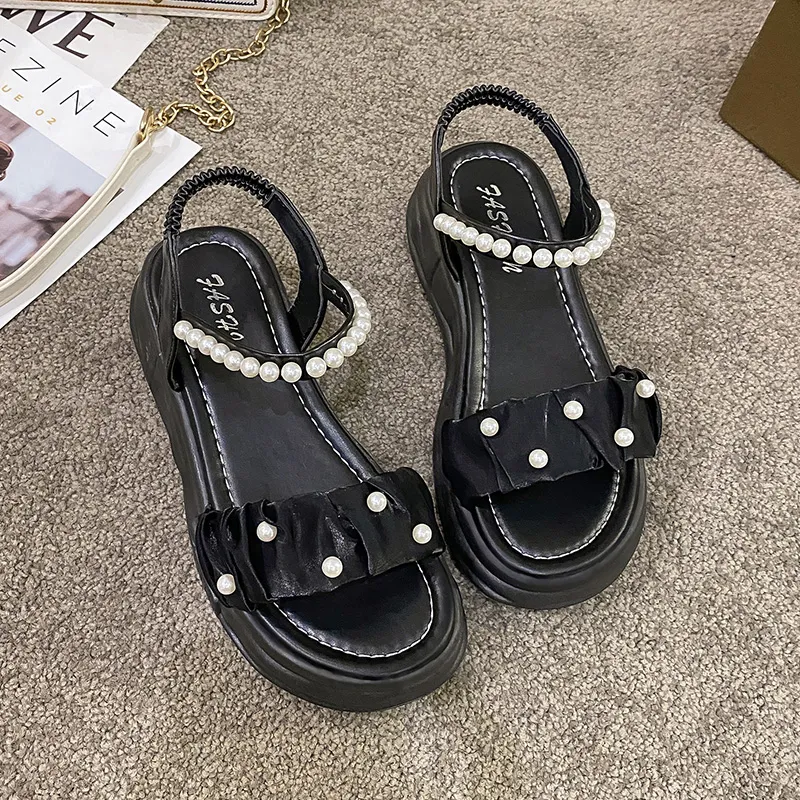 WUJI One Strap Sandals 5CM Women's-2