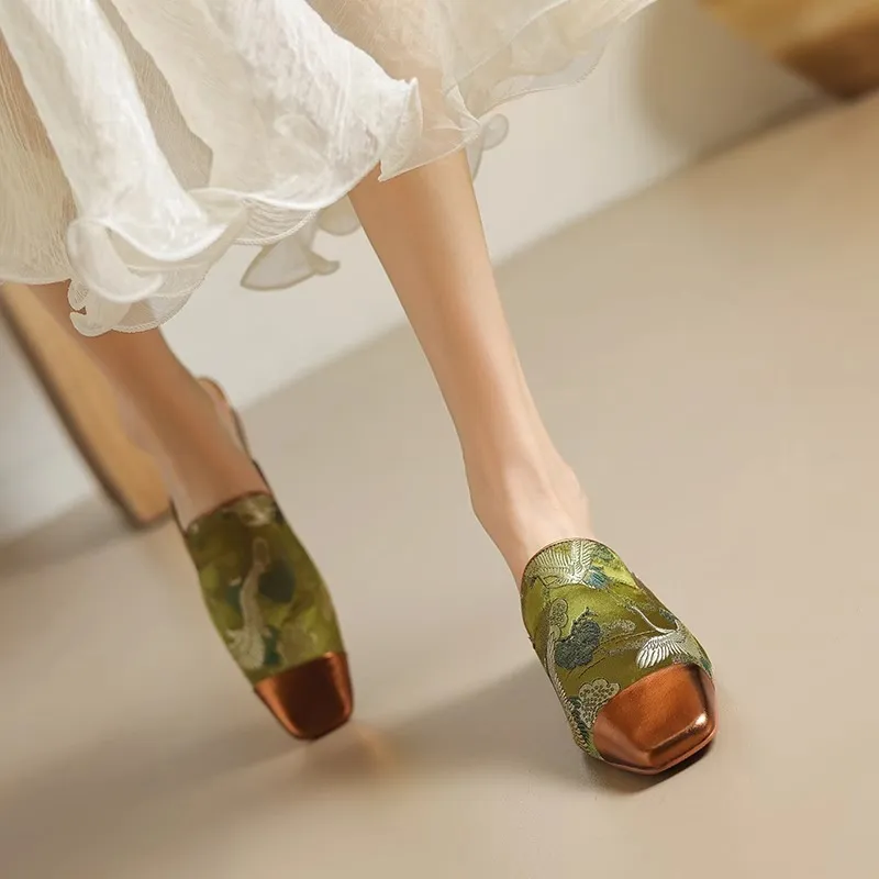 WUJI Abrasion Resistant Slip Resistant Closed Toe Slippers Women's-2