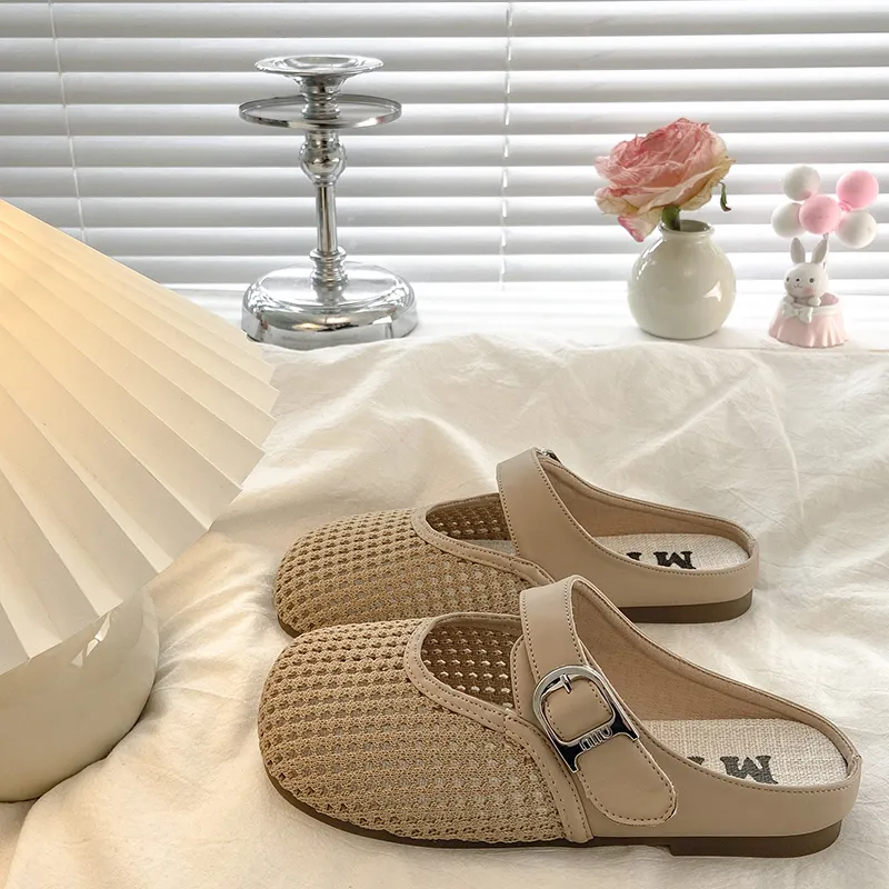 WUJI Abrasion Resistant Slip Resistant Closed Toe Slippers Women's-5