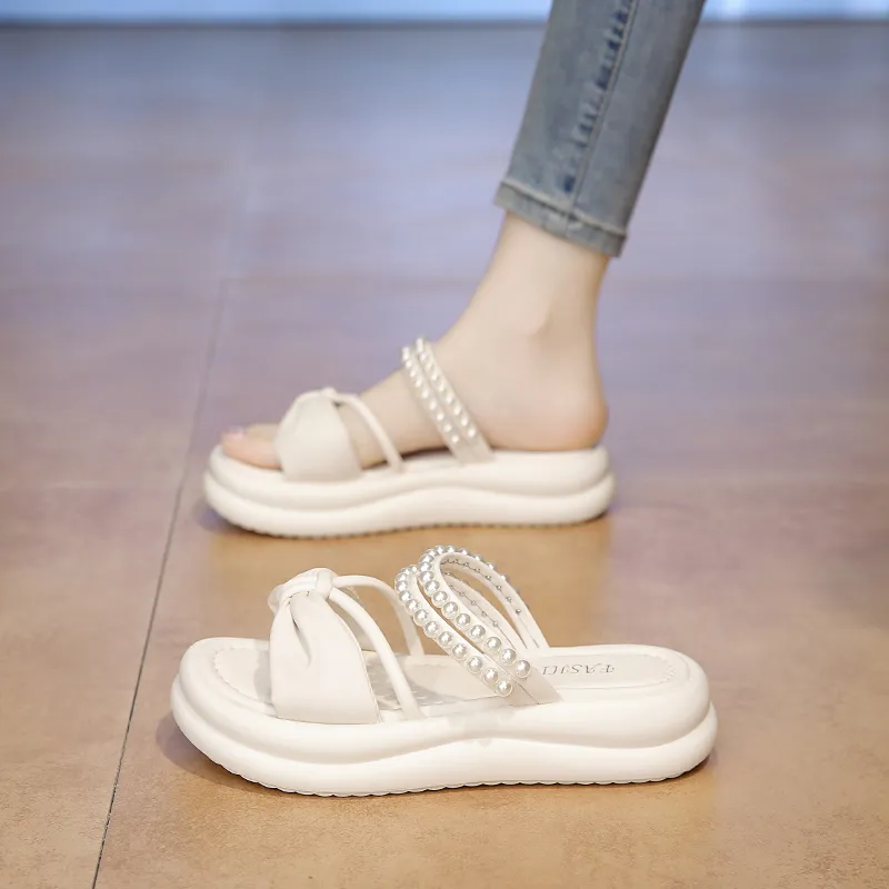 WUJI Slip Resistant Abrasion Resistant Slide Slippers Women's-3