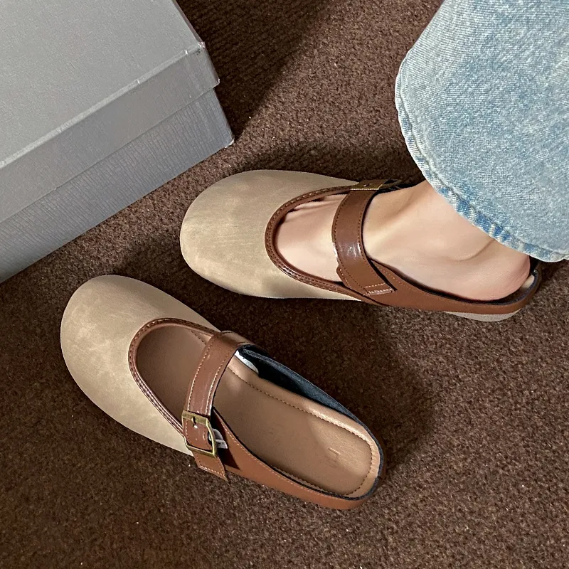 WUJI Rubber Sole Slip Resistant Abrasion Resistant Closed Toe Slippers Women's-9