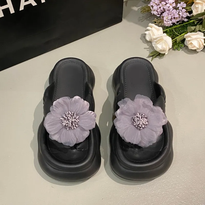 WUJI Abrasion Resistant Slip Resistant Flip Flops Women's-11