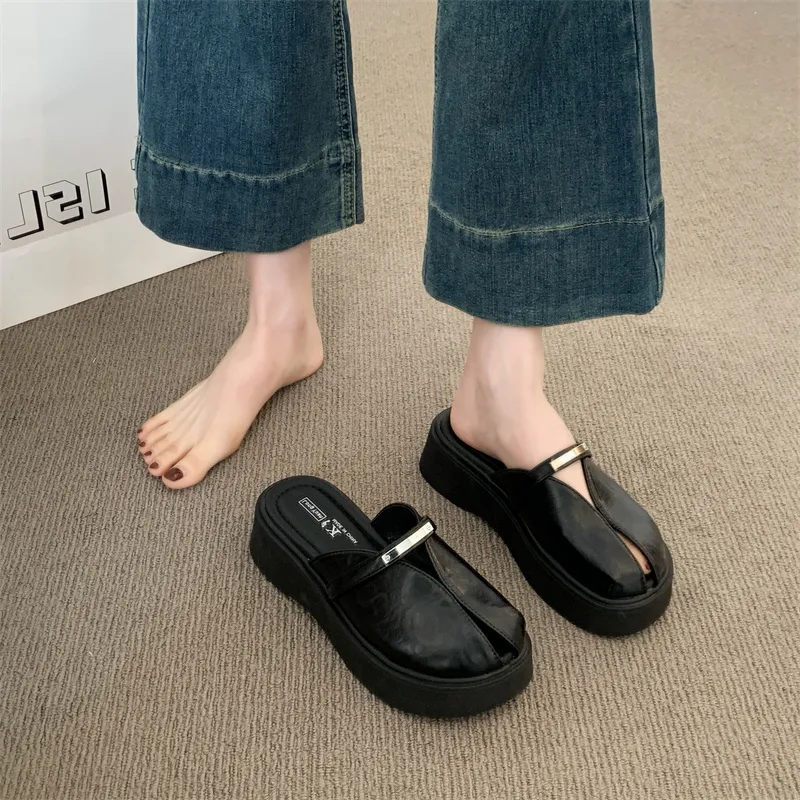 WUJI Slip Resistant Odor Resistant Closed Toe Slippers Women's-4