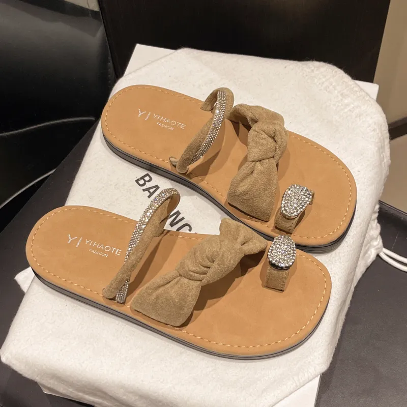 WUJI Slip Resistant Abrasion Resistant Odor Resistant Flip Flops Women's-14