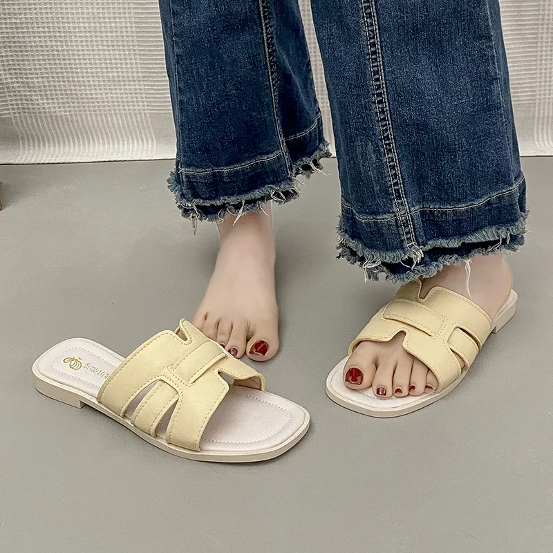 WUJI Rubber Sole Slip Resistant Abrasion Resistant Slide Slippers Women's-13