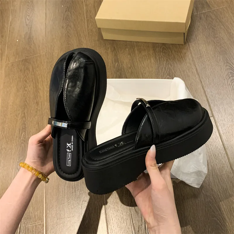 WUJI Slip Resistant Odor Resistant Closed Toe Slippers Women's-3