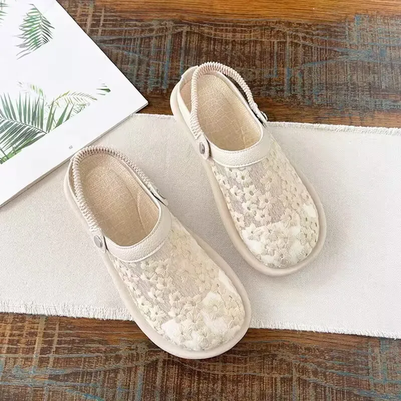 WUJI Odor Resistant Abrasion Resistant Slip Resistant Closed Toe Slippers Women's-1