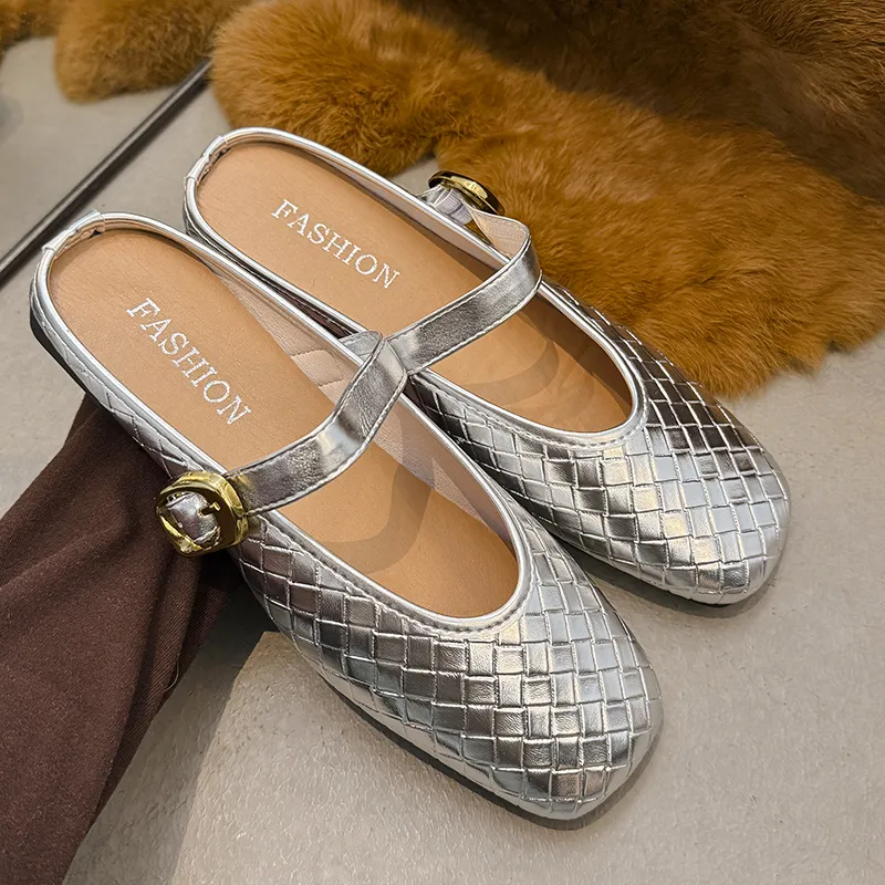 WUJI Slip Resistant Abrasion Resistant Closed Toe Slippers Women's-4