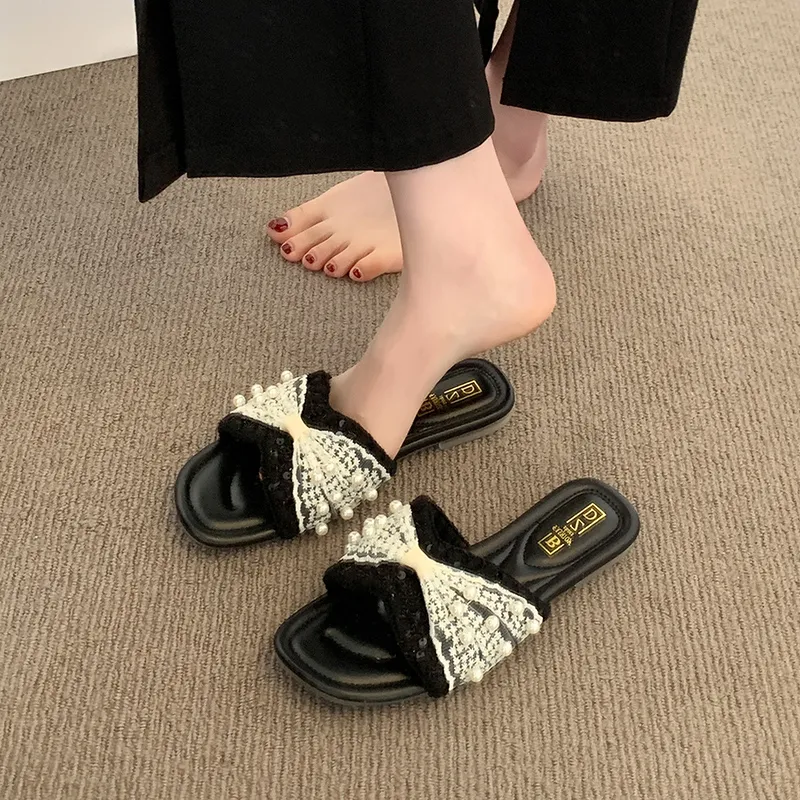 WUJI Rubber Sole Slip Resistant Abrasion Resistant Slide Slippers Women's-2