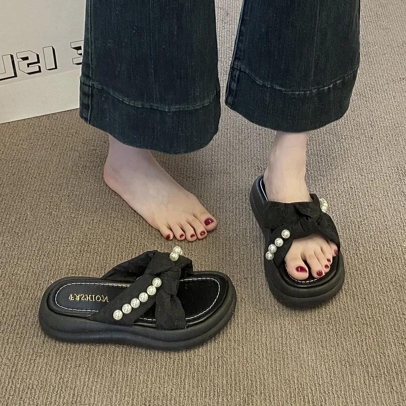 WUJI Slip Resistant Abrasion Resistant Slide Slippers Women's-7