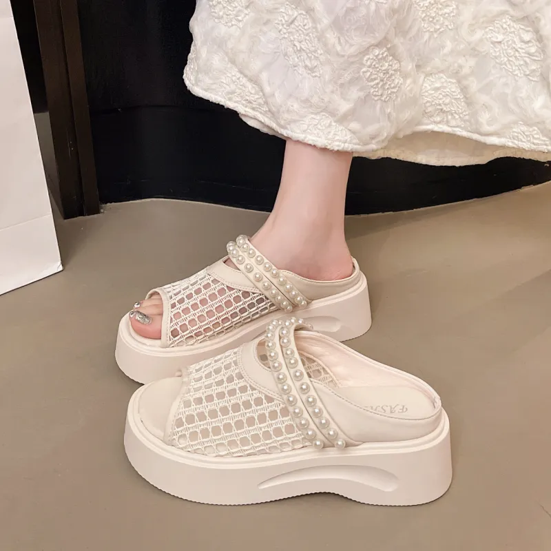 WUJI Rubber Sole Slip Resistant Abrasion Resistant Slide Slippers Women's-2