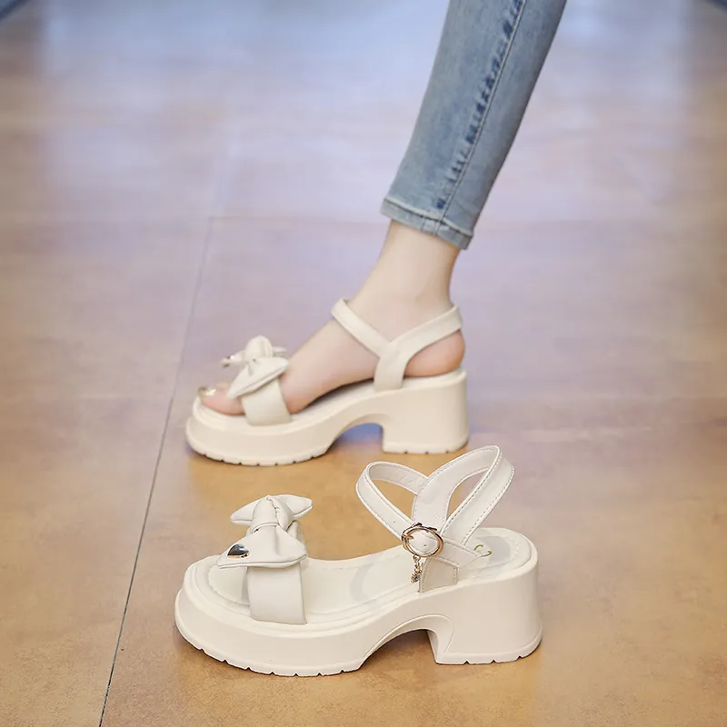 WUJI One Strap Sandals 6.5cm Women's-9