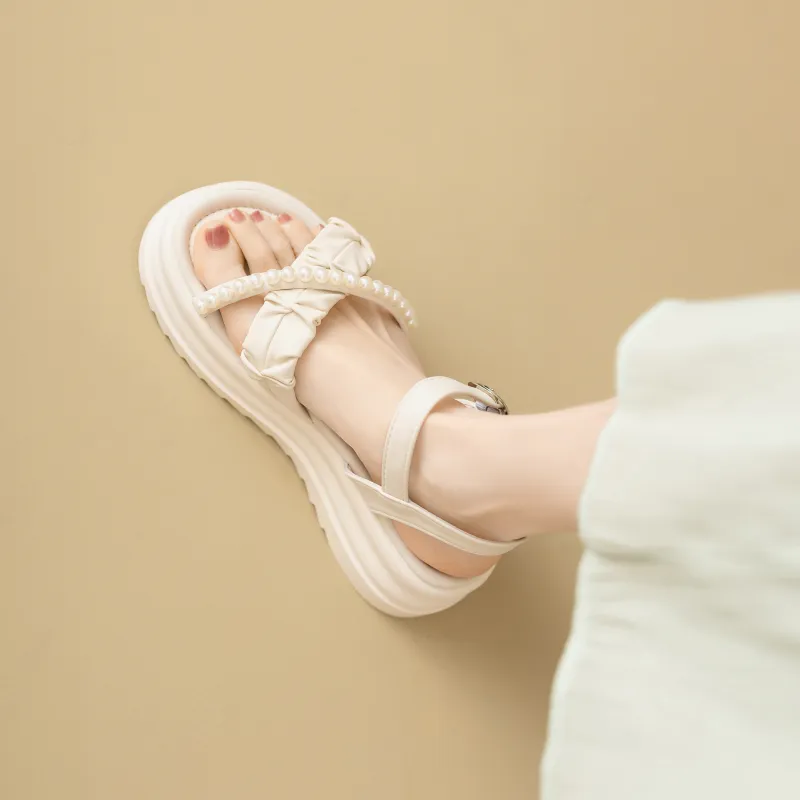 WUJI One Strap Sandals 5cm Women's-1